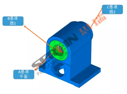 如何使用三坐標(biāo)測(cè)量?jī)x測(cè)量雕刻機(jī)上的轉(zhuǎn)軸？(圖3)