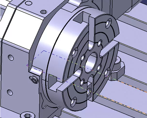 如何使用三坐標(biāo)測(cè)量?jī)x測(cè)量雕刻機(jī)上的轉(zhuǎn)軸？(圖4)