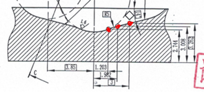 如何測(cè)量汽車剎車零部件異形槽中的三維曲線輪廓？